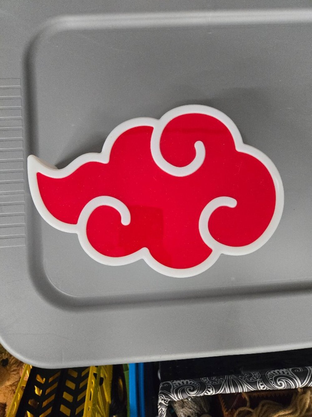 Naruto Akatsuki Red Cloud LED Light | One Size | Red & White